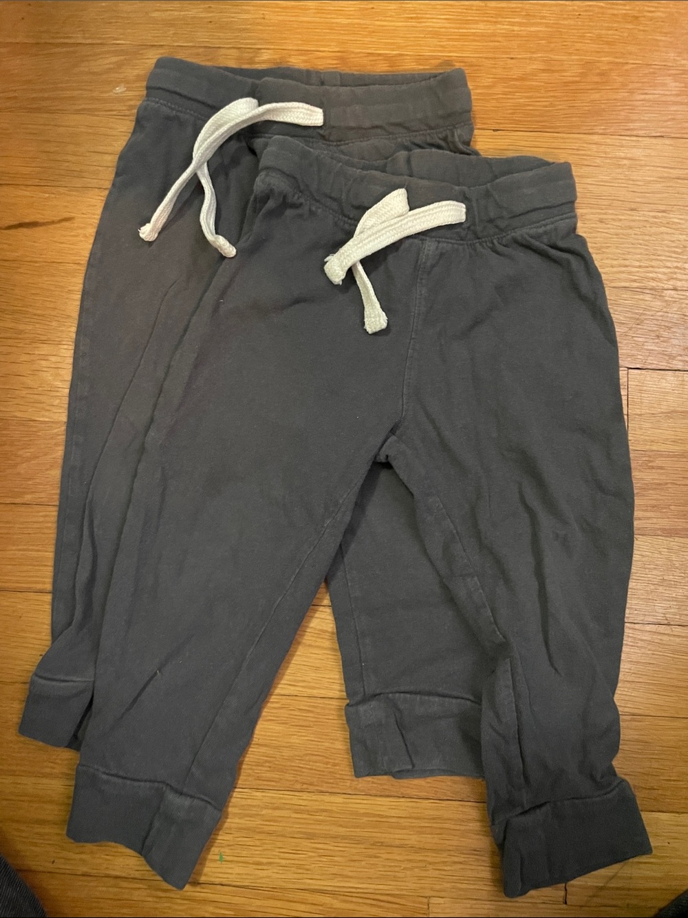 Old Navy Charcoal Kids Sweatpants with White Drawstring